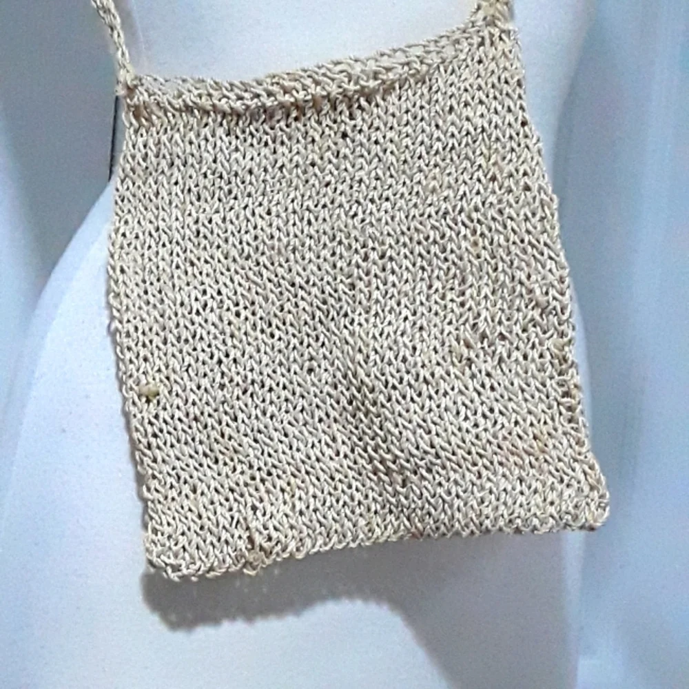 Handmade Jute Bag Knit Crossbody/Shoulder Small Bag New Condition